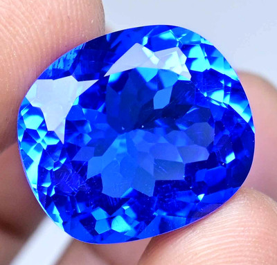 Stunning Natural Tanzania Lustrous Blue Tanzanite 26.00 Ct Certified Gemstone