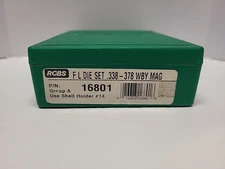Rcbs .338-378 WBY MAG FL Die Set #16801