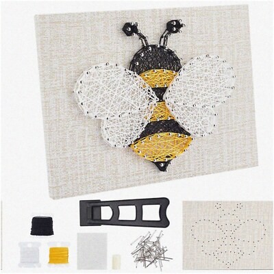 Beehive 3D String Art Kit with Frame and Accessories