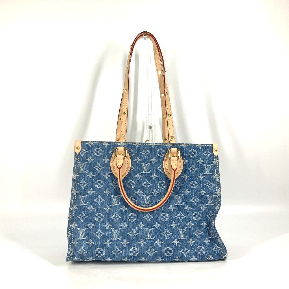 LOUIS VUITTON M46871 New LV Remix Monogram Denim On the Go MM