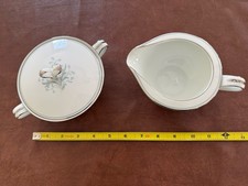 Noritake Chaumont 6008 Sugar Bowl Lid & Creamer Japan