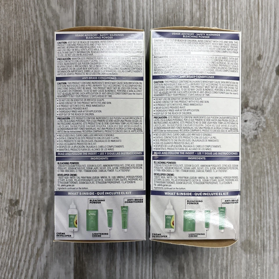 2 Pack - Garnier Nutrisse Ultra Color Charcoal Bleach PL3 Ultra Cool Platinum - Image 4 of 4