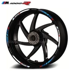 Motorcycle wheel decals rim stickers for BMW M1000R Laminated stripes white M
