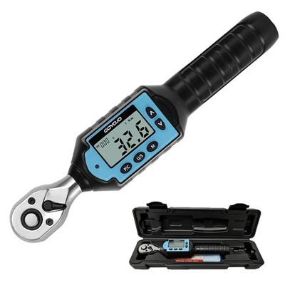 Profi Verstellbarer Digital Drehmomentschlüssel Ratschenkopf Fahrrad Bike Reparatur