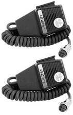 2 Lot Kalibur KCBMIC Dynamic 4 Pin CB Microphone for Cobra Uniden Galaxy Radios