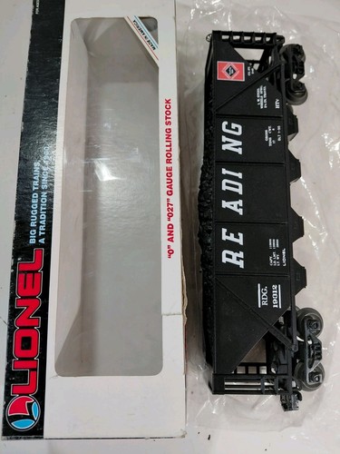 Tren Lionel 6-19312 calibre O modelo ferrocarril lectura 4 bahías vagón tolva de carbón con caja | Zustand: Used