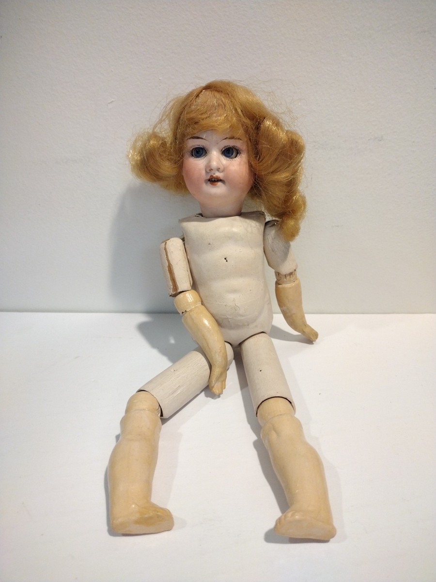 Antique German Armand Marseille Bisque Doll Marked 390 A5/0M No