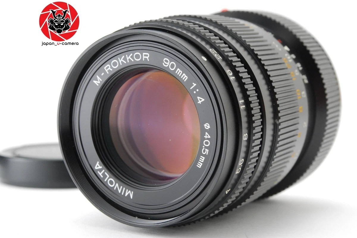 【純正フード付き】ミノルタ M.ROKKOR 90mm F4 CL用 カメラ M-Rokkor 90mm f4 (M) – FLASHBACK CAMERA