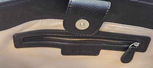 Dana Buchman, Bolso Bella, Negro, Cartera, Nuevo con Etiquetas, Llavero - Imagen 7 de 11