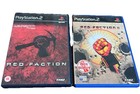 Lot de jeux PS2 : Red Faction et Red Faction 2 tous deux testés en très bon état