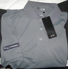 NEW WITH TAG Liberty Mutual Invitational Golf Polo Shirt By Adidas Gray Size L