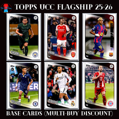 2025-26 Topps UEFA Club Competitions UCC FLAGSHIP - Base Cards
