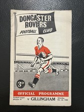 22.10.1960. Doncaster Rovers v Gillingham, (Div 4).