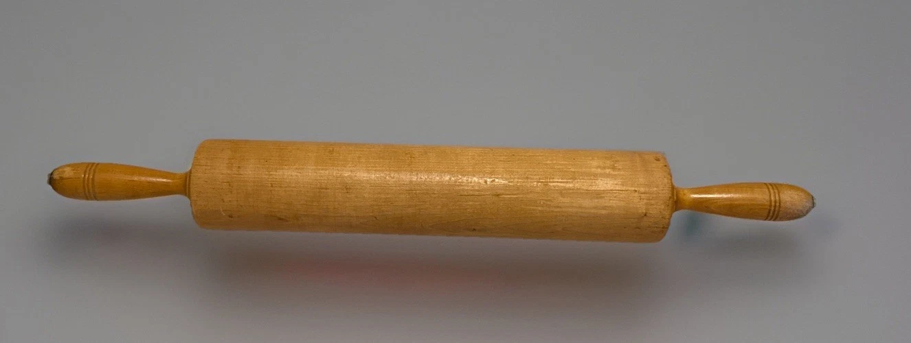 VTG Thorpe Rolling Pin Co 25" LONG 15" ROLLER Cheshire Connecticut Maple Steel