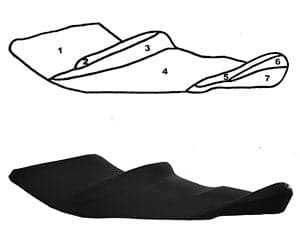 BlackTip Jetsports Custom Seat Cover for Yamaha VX Cruiser 2010-2014