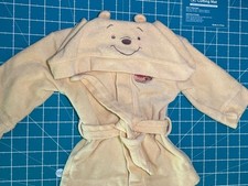Disney Baby Infant Girls Winnie The Pooh Bathrobe Size 0-9 Months