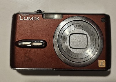 Panasonic LUMIX DMC-FX07 7.2MP Digital Camera - Red Untested No