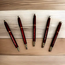 TOYOTA Twist to Write Ink Pen Lot of 5 Black Ink "Start Your Impossible" Stylus