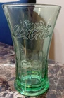 Vintage Coca-Cola Libbey Georgia Green 16 oz Heavy Flared Rim Glass