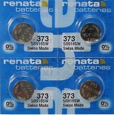 Renata 4 373 Button Cell Watch 0 Hg Mercury Free 4 Count Pack of 1 