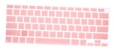 Ultra Thin Korean Language Silicone Keyboard Cover Skin for MacBook Rose gold