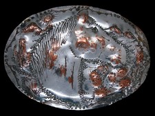 UD15166 GREAT VINTAGE 1970s HORSE SOUTHWESTERN DESIGN ART BELT BUCKLE