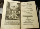 Voyage Pittoresque de Paris - De Bure 1778 - VI Edz.