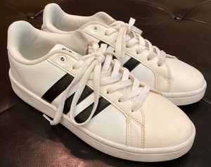 adidas neo cloudfoam advantage stripe women's shoes