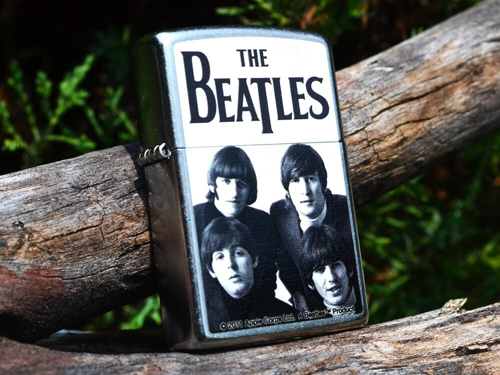 The Beatles Zippo Lighter - John Lennon, Paul McCartney, George 