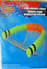 Splash-n-Swim 18" Pool Noodle Chair New Noodle not Included Orange or Green