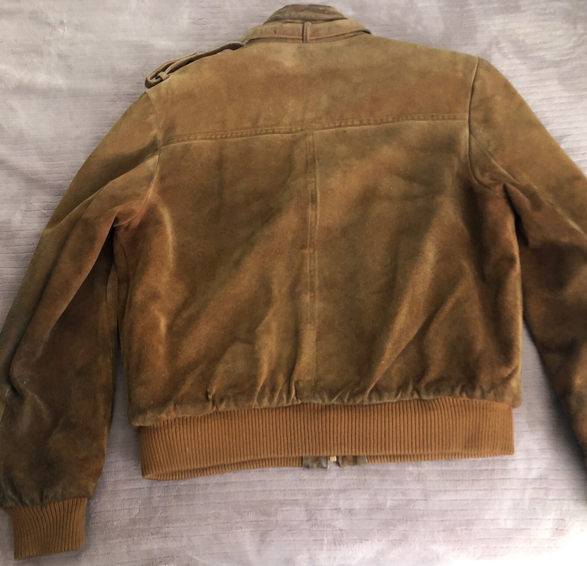 Vintage 80s Berman's Suede Leather Wool-Lined Jacket Vintage 80s Berman's Suede Leather Wool-Lined Jacket