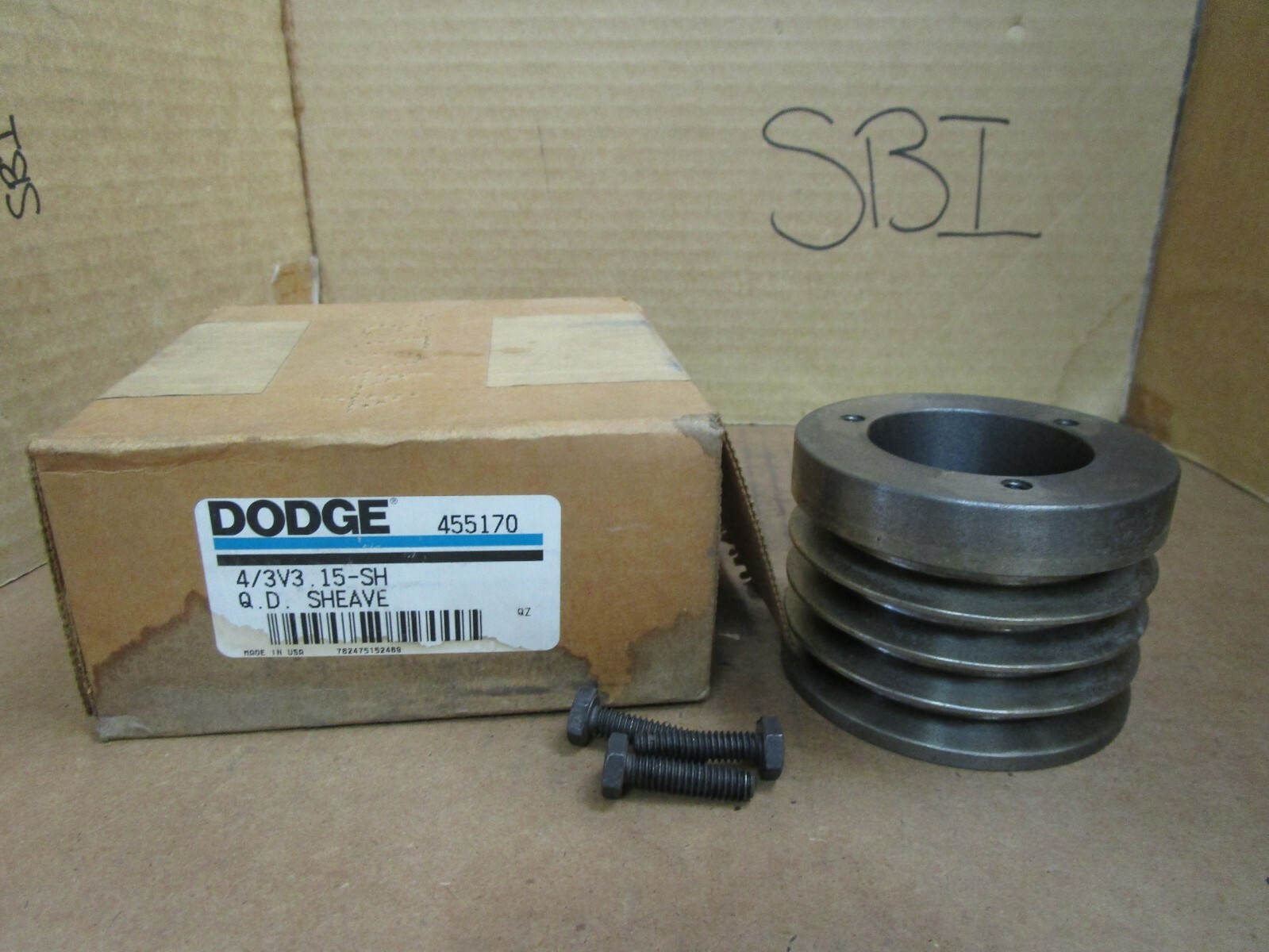 Dodge QD Sheave Pulley 4/3V3.15SH 43V315SH 455170 New eBay