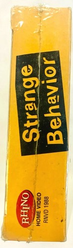 Strange Behavior (VHS, 1981) NEW Sealed Rhino Home Video 1st Press Rare Horror - Picture 5 of 7