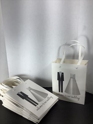 12~Welcome To Our Wedding Guest Gift Bags - Party Supplies