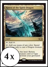 MTG - 4 x Haven of the Spirit Dragon - Tarkir: Dragonstorm - Playset 4x x4