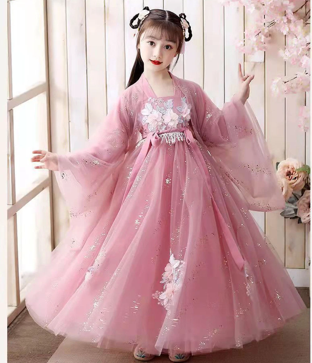 Children's New Girl Dress Summer for Kids 2-13 Years Old Strapless  Butterfly Chiffon Dresses Little Girls Fashion Clothing | Wish