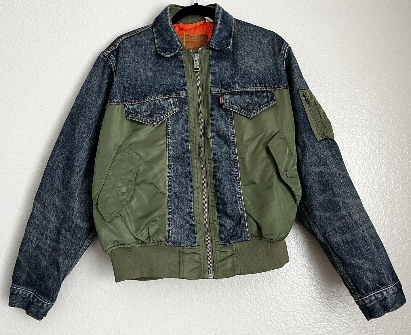 数量限定SALE Levi's - リーバイス ハイブリッド MA-1 Sの通販 by 006