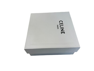 Authentic Celine Paris White Gift Storage Box 6.25”x6.25”x2