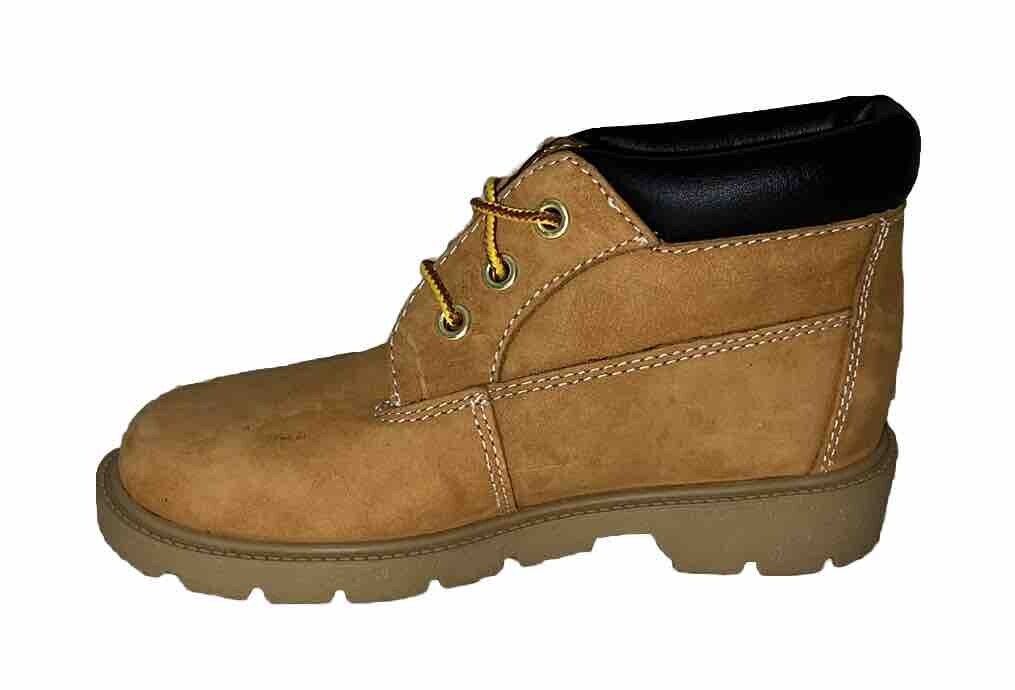 Timberland Youth's 3 Eye Chukka Butter Peacn Boots Size Timberland Youth's 3 Eye Chukka Butter Peacn Boots Size