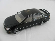 AUTOart 1/18 Scale Diecast Black Lexus GS 400 Model Car Dealer Promo VG