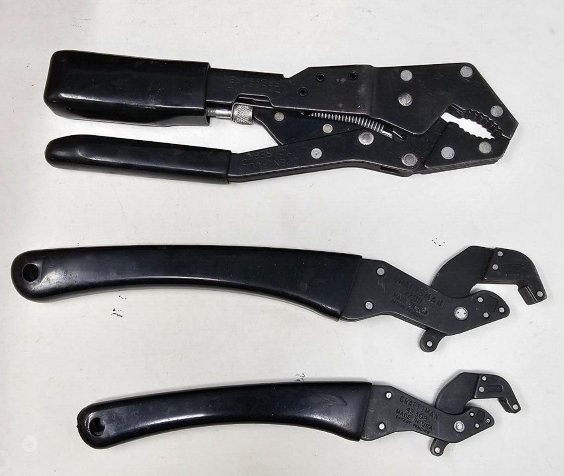 Set of 3 Craftsman's Wrench Set, 2 Clench, 1 Autolock eBay