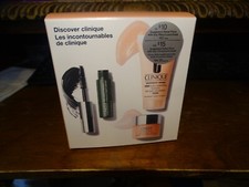 Authentic Clinique 3-Pc Discovery Kit All About The Eyes  Moisturizer Surge NIB