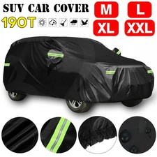 Full Car Cover For SUV Van Truck Indoor Outdoor Rain Dust Storage Protection UK