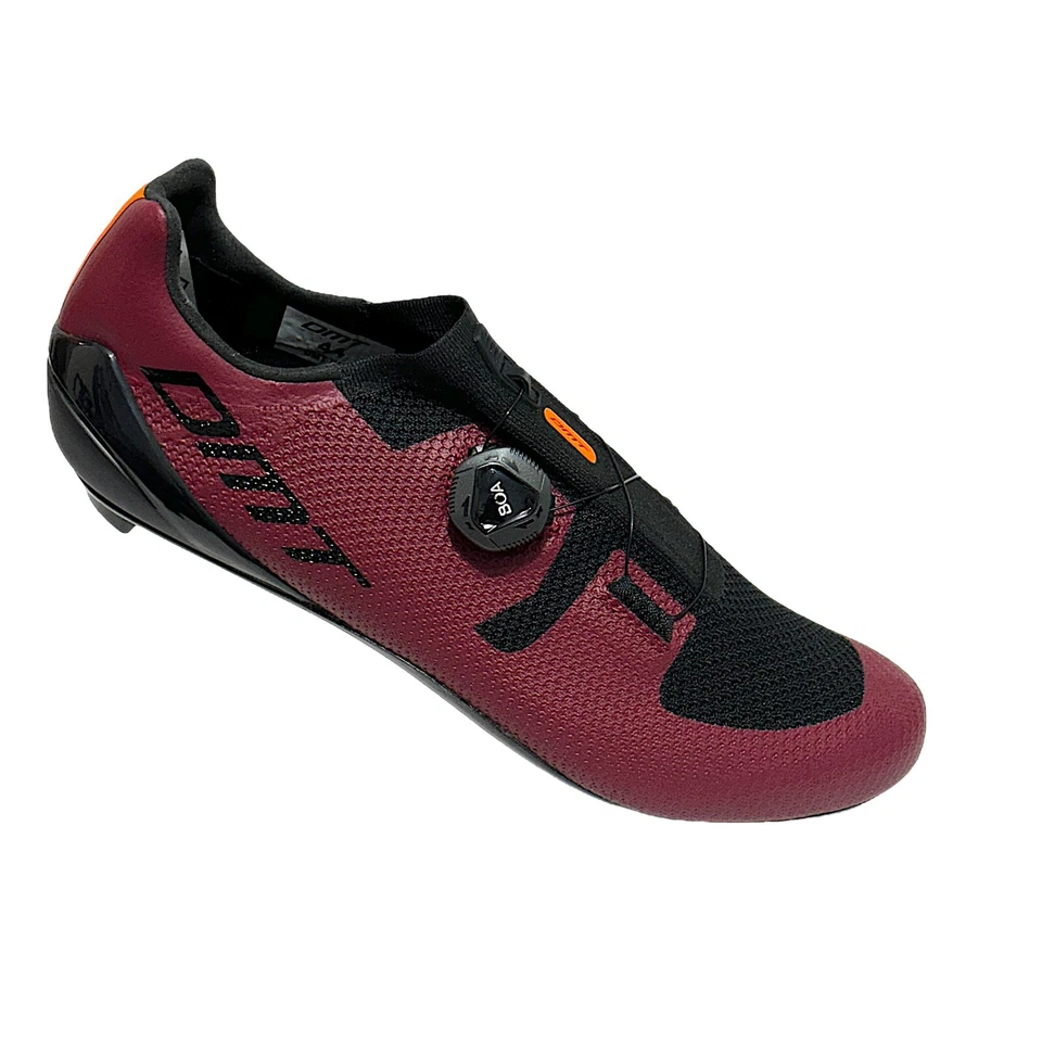 Nuevo DMT KR3 Carbono Aireado Zapatos de Carretera Burdeos Negro 45.5 EU 11.5 US Cierre Boa Foto 2 de 4
