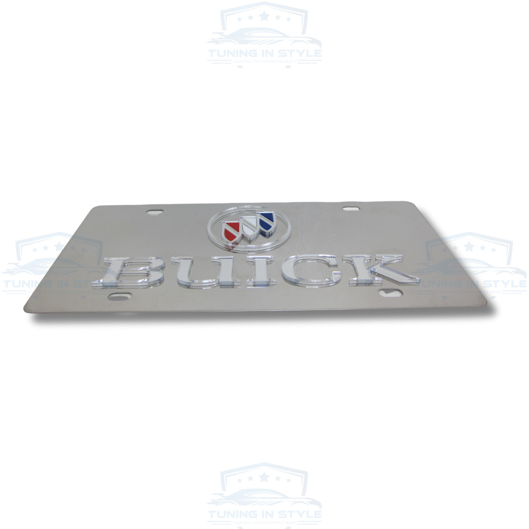 1PC Chrome Stainless Steel Metal License Plate Frame Tag Cover With Screw C Zy E - Foto 7