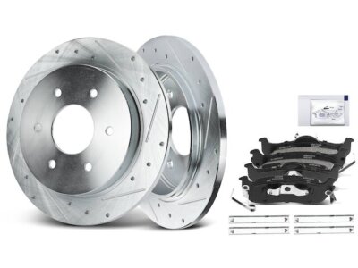 46VY44D Rear Brake Pad and Rotor Kit Fits 2005-2015 Nissan Armada 5.6L V8