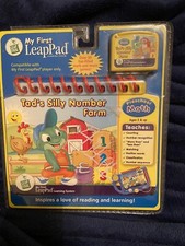 2002 Pre-Math TAD'S SILLY NUMBER FARM My First LeapPad by Leap Frog SEALED