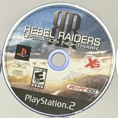 Rebel Raiders Operation Nighthawk PS2 Sony PlayStation 2 - Disc Only