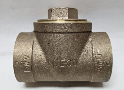 NIBCO 2 DWV Cast Bronze 2'' tube size C x C x Cleanout w/Plug