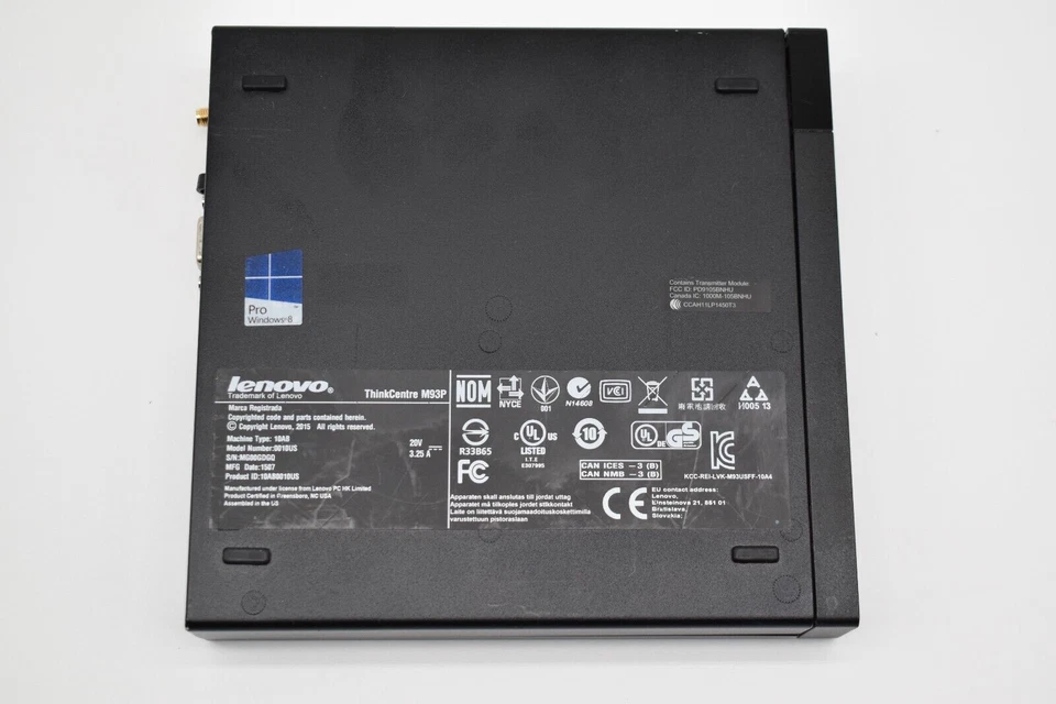 Lenovo THINKCENTRE M93P Micro | i5-4570T @ 2.90GHZ 16GB RAM | 256GB SSD | Win 10 - Image 3 of 4